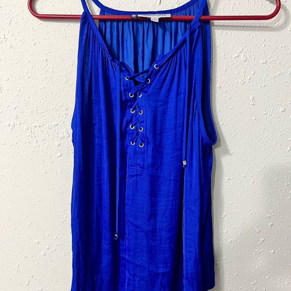 Jennifer Lopez Lace-Up Women's Top